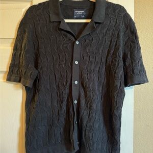 Abercrombie & Fitch Black Knit Sweater